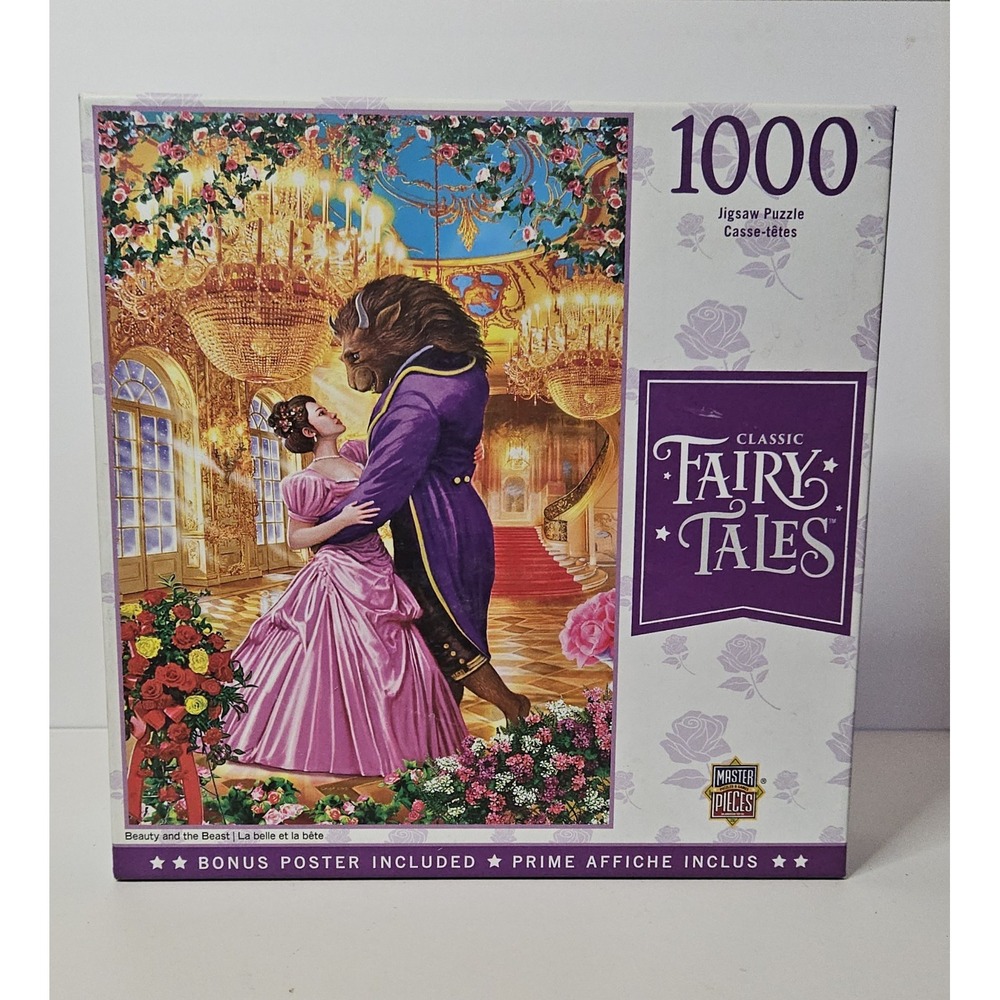 MasterPieces 1000 Piece Beauty and the Beast Jigsaw Puzzle Classic Fairy‎ Tales